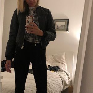 Zara vegan leather bomber jacket - NWOT
